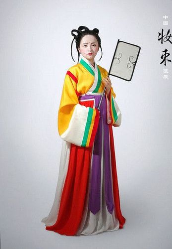 中国古代传统服饰复原图素材-图片-视觉中国下吧